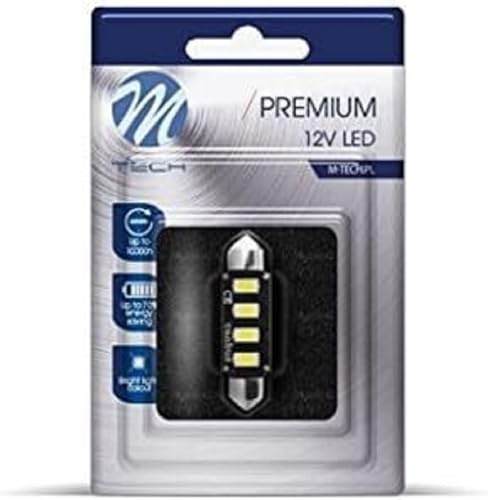 M-Tech lb335 W LED Bulbs 12 V C5 W – SV8.5