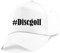 Reifen-Markt Base Cap Hashtag #Discgolf Größe Uni Farbe Weiss Druck Schwarz