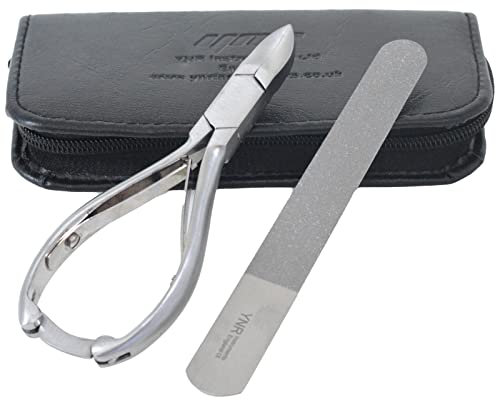 YNR Toe Nail Clippers for Thick Nails – Heavy Duty Toenail Cutter & Nipper with Nail File, Professional Chiropody Tool for Seniors & Ingrown Nails
