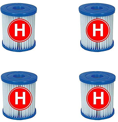 Kartuschen für Intex-Schwimmbecken-Filter – Intex Typ H, 4 Stück