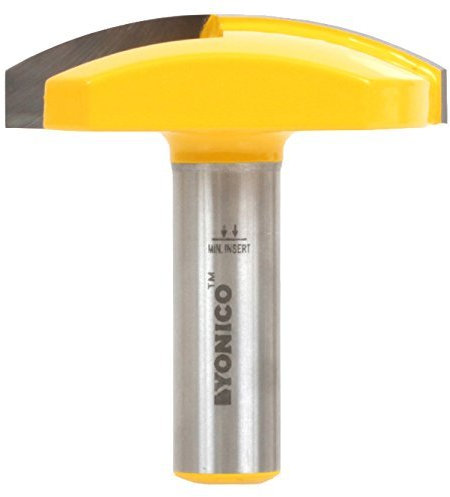Yonico 16181 2-Inch Radius Horizontal Crown Router Bit 1/2-Inch Shank