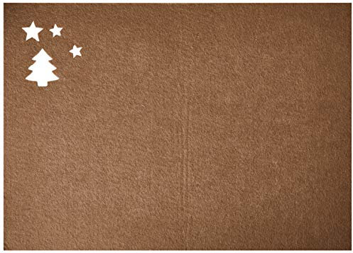 GLOREX 6 7035 341 Filz-Engel, Grau, 11 x 23 x 4 cm