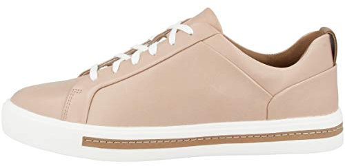 Clarks Un Maui Lace, Zapatillas de Gimnasia Mujer, Nude Leather, 39.5 EU