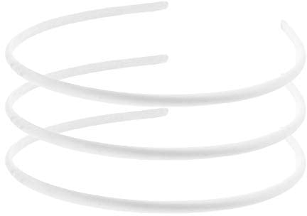 Zac's Alter Ego Set of 3 6mm Satin Alice Bands/Hair Bands/Headbands