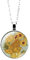 Van Gogh Gustav Klimt Malerei-Schmuck-Set, Sternennacht, Glaskuppel, Ohrringe, Halskette, Armbänder für Damen, Vintage-Schmuck, Metall