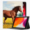 Fall für neues iPad 10.2 2020/2019 - iPad 8. / 7. Generation Fall-Abdeckung, Pferd Stallion Gras Wiese Case Slim Shell Cover für iPad 10,2 Zoll