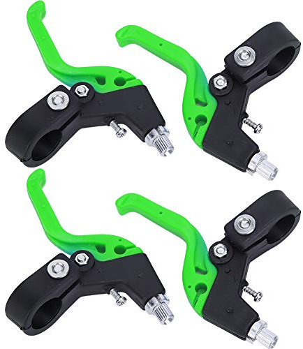 Entatial Fahrradbremshebel, Fahrradbremsgriff, Fahrradzubehör für Fahrradreparatur und -wartung Kinderfahrrad Perfekter Ersatz Wesentliches Ersatzteil(Schwarz Grün)