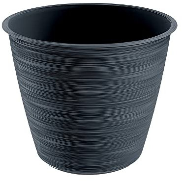 Prosperplast Pot de Fleurs Furu 1 l, Dimensions (mm) 147 x 147 x 124, Couleur Anthracite