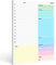 PACKLIST Tagesplaner Block A4, Zeitmanagement Planer - 52 Seiten Produktivitäts Planer für Aufgaben, Ziel des Tages, Prioritäten, Erinnern, Lebensmittel, Trinken, Sport & Notizen für zu Hause & Büro