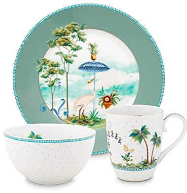 Pip Studio Jolie Blue Frühstücksset Set3