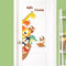 HIMKI Türaufkleber Kinderzimmer Waldtiere Tür Sticker selbstklebend Wandtattoo Cartoon-Türdeko für Babyzimmer Schlafzimmer Spielzimmer Kindergarten Klassenzimmer (Hello Friends)