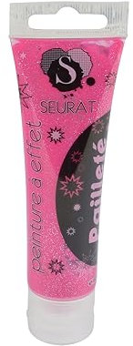 Homéa, Peinture Acrylique en Tube Effet Paillete 60Ml Rose