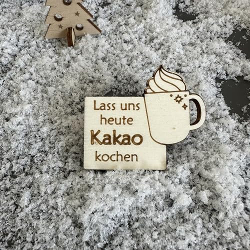 Porte lutin de Noël - Accessoires de lutin - Calendrier de l'Avent pour enfants - Porte de lutin - Cadeaux de Noël - Maison de lutin - Accessoires de porte de lutin - Cacao