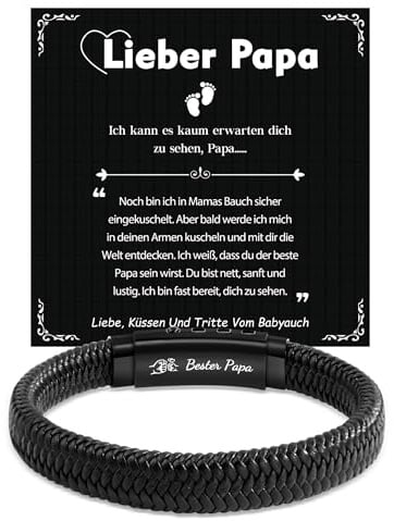 CheersLife Ich Liebe Dich Geschenke für Männer An Meinen Sohn Bruder Mann | Armband Geburtstag Valentinstag Jahrestag Abschluss Vatertags Geschenk für Freund Ehemann Sohn Bruder Enkel Neffe Papa Opa