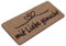 VmG-Store 10x Labels zum Aufnähen Stoff Etiketten aus Wildleder Optik Tags Textiletiketten für Kleidung und Applikation (mit Liebe gemacht (SetES13), 10er Set)