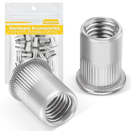 Caianwin M8 20Pcs Rivetti Filettati Dado Per Rivetto Per Legno, Automotive, Mobili, Decorazione.