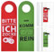 2 Stück Schild Bitte Nicht Stören Komm Rein, Türhänger Aus Filz, Ich Zocke, Geschenkidee Deko für Teenager Jungen Mädchen (Grün Rot)