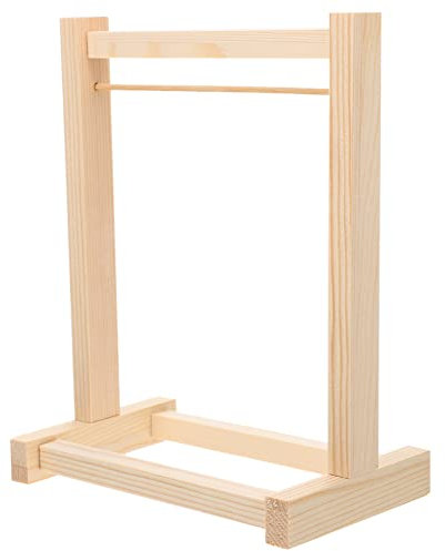 Miniatur-Kleiderständer Für Puppen: 20 3 cm Große Puppenhaus-Kleiderbügel Aus Holz Puppenschrank – Puppengarderobe Möbelzubehör Für Puppenhausbedarf