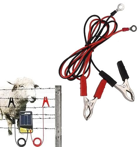 Topyond 2pcs Elektrozaun Drahtverbinder,Elektrozaun Draht Verbinden,6mm Zaunanschlusskabel Für Das Zaunsystem Auf Dem Bauernhof,Clips Für Installation Und Verbindung, Elektrozaun-Drahtzubehör