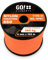 GO!elements 100m Paracord Seil aus reißfester Nylonschnur - 4mm Paracord 550 Typ III Schnur - geeignet als Allzweckseil & Reepschnur - Max. 250kg, Farbe: Orange-Reflektierenden