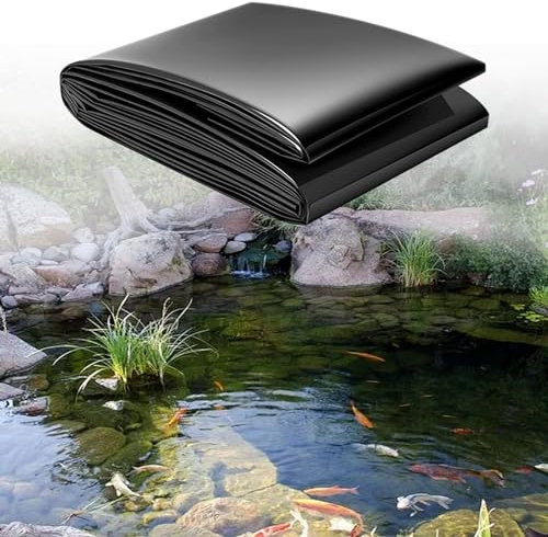 Revestimiento de Estanque 0.12mm Forro de Estanque de jardín 3x5m 7x10m 13x15m Lámina Estanque Flexible, Impermeable Duradero, para Peces de Estanques, jardines acuáticos, cascadas ( Tamaño : 15x1m )