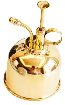 YARNOW Britische Retro-gartensprühflasche Messing Goldfarben Pflanzensprüher Dekorativ Rostbeständig Für Aloe Orchideen Fuchsien Tropfpflanzen Bewässerung Reinigung