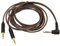 Tomantery Dual 3.5mm to Dual 2.5mm Earphone Replacement Cable, Earphone Cable with Gold Plated Plug, Oxygen Copper, Soft for HE 350 for HE1000 V2