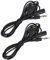 BELLIFFY Volume Adjustment Audio Cable 3.5mm Male to Female Lead Pulley Control Sturdy Copper Core 2 Pieces