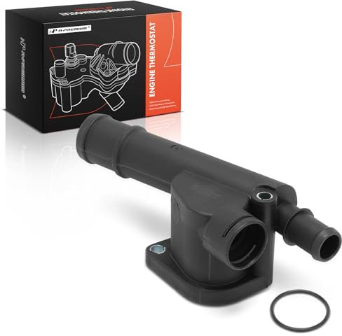 Frankberg Brida para agua de refrigeración Compatible con A3 8P1 A4 8EC A6 4F2 Polo 9A 9N Touran 1T1 1T2 Passat Variante 3C5 Octavia II Combi 1Z5 Leon 1P1 Replace# 038121132G