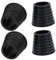CIMAXIC 4pcs Rubber Umbrella Cover Garden Table Parasol Hole Plug Outdoor Umbrella Base for Patio Beach