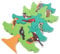 TOYANDONA 1 Satz 3D-Stereo-Puzzle Puzzle rätselbuch Kreativspielzeug kindergeschenk laubsägen für Puzzlematte kognitive Spielsachen pädagogisches hölzern Green