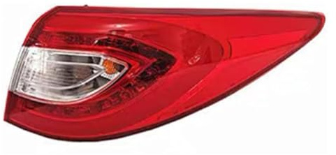 LAFENI Auto Rückleuchten für Hyundai IX35 2013-2015, Linke Rechte Bremslicht Weatherproof Brake Rücklichter Gehäuse Hinten Rücklicht Externes Zubehör,D/Right Outside