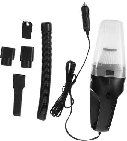 BUGUUYO Autostaubsauger Autoreiniger Autostaubsammler automatischer Staubsauger Schwarz