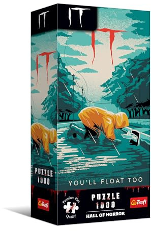 Trefl Premium Plus Quality Hall of Horror Puzzle: It - 1000 Pieces, A Dark and Horror Atmosphere Series, Perfectly Compatible Pieces, for Adults and Teens Ages 14+