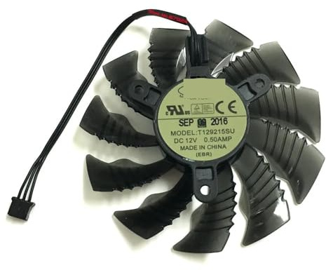 SHUAPOZ T129215SU,PLA09215S12H,Video Karte Fan, Grafiken Kühlung Für GIGABYTE GTX 970 für Mini-ITX OC Für für 960 ITX 4 GB(3Pin T129215SU)