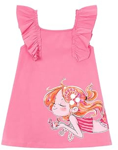 Mayoral Geranio Voila-Kleid für Mädchen und Mädchen, Geranie, 10 Jahre