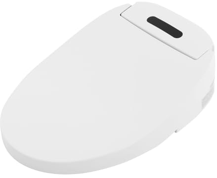 Asiento de inodoro inteligente para ducha, con calefacción, limpieza 4 en 1, secado al aire caliente, luz nocturna y mando a distancia, temperatura ajustable 34-40 °C para baño familiar