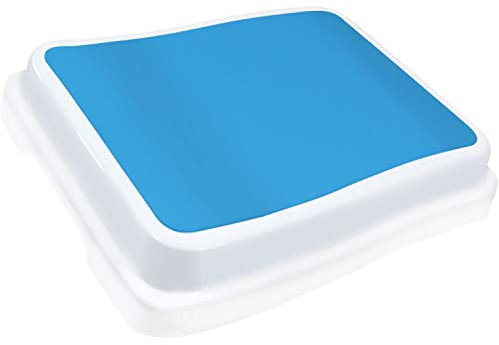 Ideaworks Gradino antiscivolo da 10,2 cm, piattaforma impilabile per vasca da bagno, bianco