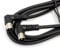 2m Right Angled Aerial Cable | Plug to Male Coaxial Lead | 90 Degree Bend Angle Connector | Coax TV Wall Extension Wire