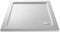 VeeBath Square Shower Tray 800x800mm Stone Resin Tray for Shower Enclosure Bathroom- White