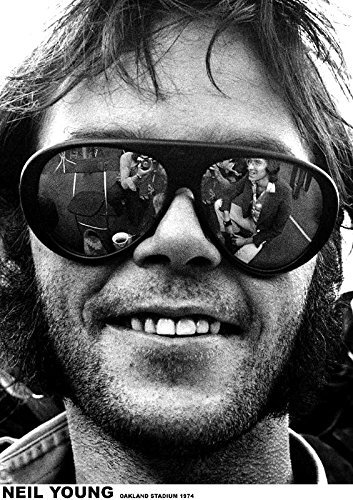 Neil Young Poster Oakland Stadium 1974