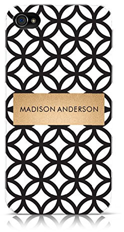 PERSONALISED GEOMETRIC NAME OR INITIALS CUSTOM PHONE CASE FOR APPLE IPHONE 4 4S