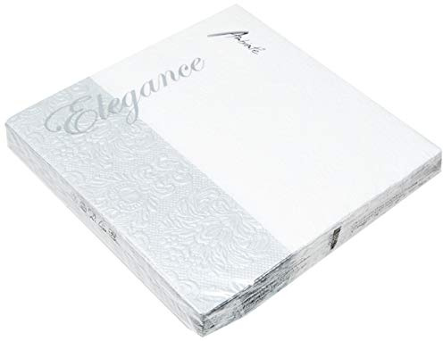 Ambiente Lunch Servietten Elegance Dip Silver