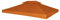 tidyard Pavillondach Ersatzdach Pavillonabdeckung Pavillon Zeltplane Gartenplane 310 g/m2 3 x 4 m für Festzelt Gartenzelt Gartenpavillon Terrakotta-Rot