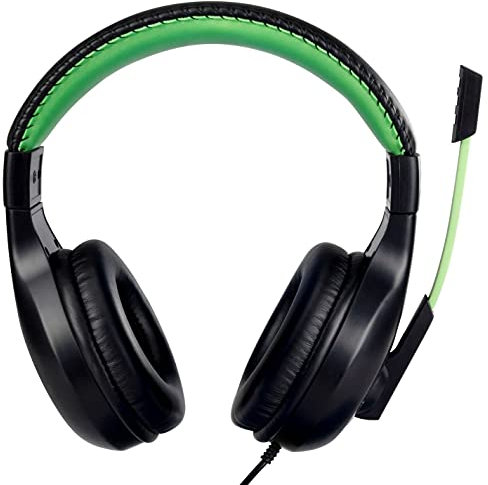 No Fear Unisex Gaming Over-Ear Headset Microphone Black/green One Size