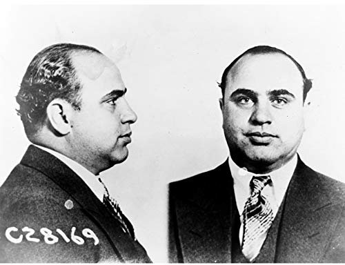 Gangster Capone Police Mugshot Old Photo Extra Large Art Print Wall Mural Poster Premium XL