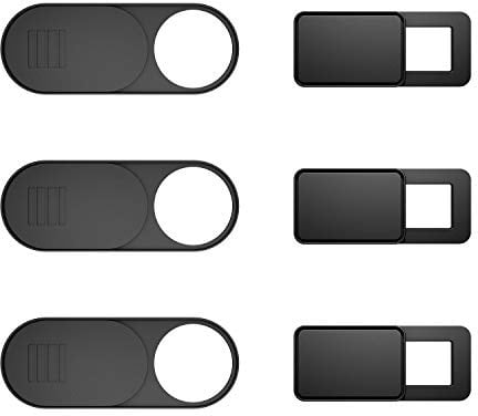 Webcam Cover 6Pack, copertura per webcam, ultra sottile per laptop, iMac, MacBook Pro, Mac, computer, smartphone, tablet, dispositivo di scorrimento della fotocamera, protegge la privacy e la