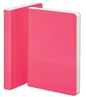 Nuuna Premium Notizbuch mit Punktraster 10,2 x 15,2 cm, Candy Neon Pink