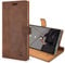 Snakehive Lederhülle für Galaxy Note20 5G | Stylische Handyhülle mit Kartenhalter & Standfuß | Handyhülle Schutzhülle & Lederhülle Kompatibel mit Samsung Galaxy Note20 5G - Braun