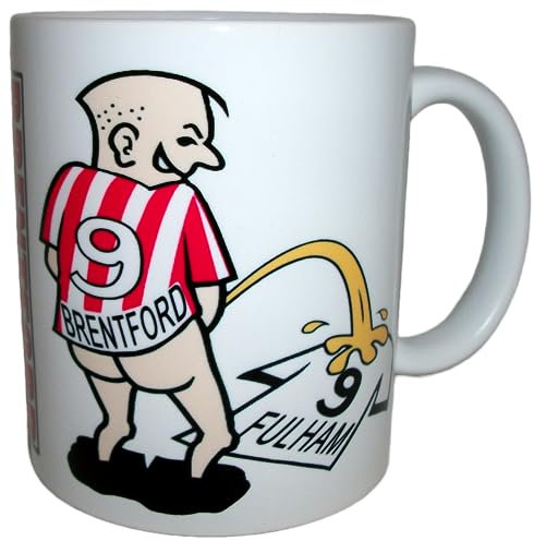 Wee On Funny Football Team Shirt London Fan Rivalry Tea Coffee Mug (Brentford (weeing on Fulham))